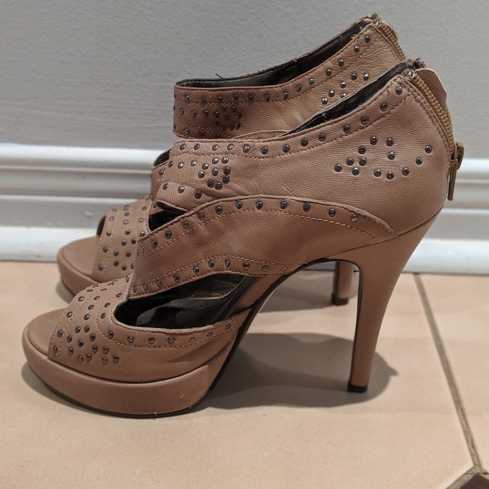 Studded stiletto heels, US size 7/ EUR size 37